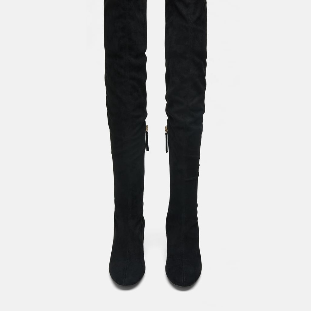 OVER-THE-KNEE HEELED BOOTS - Picture 3 of 5